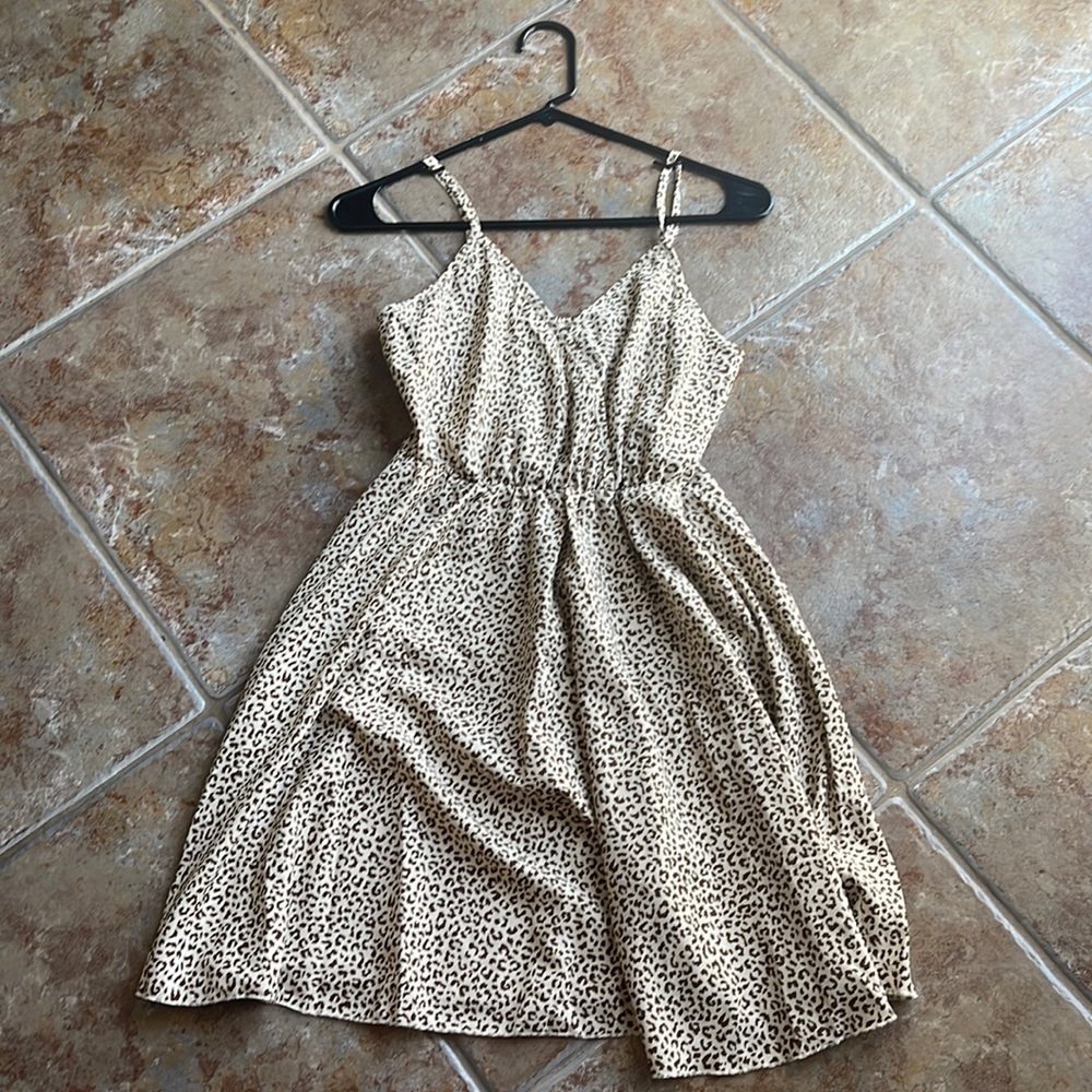 cheetah print dress